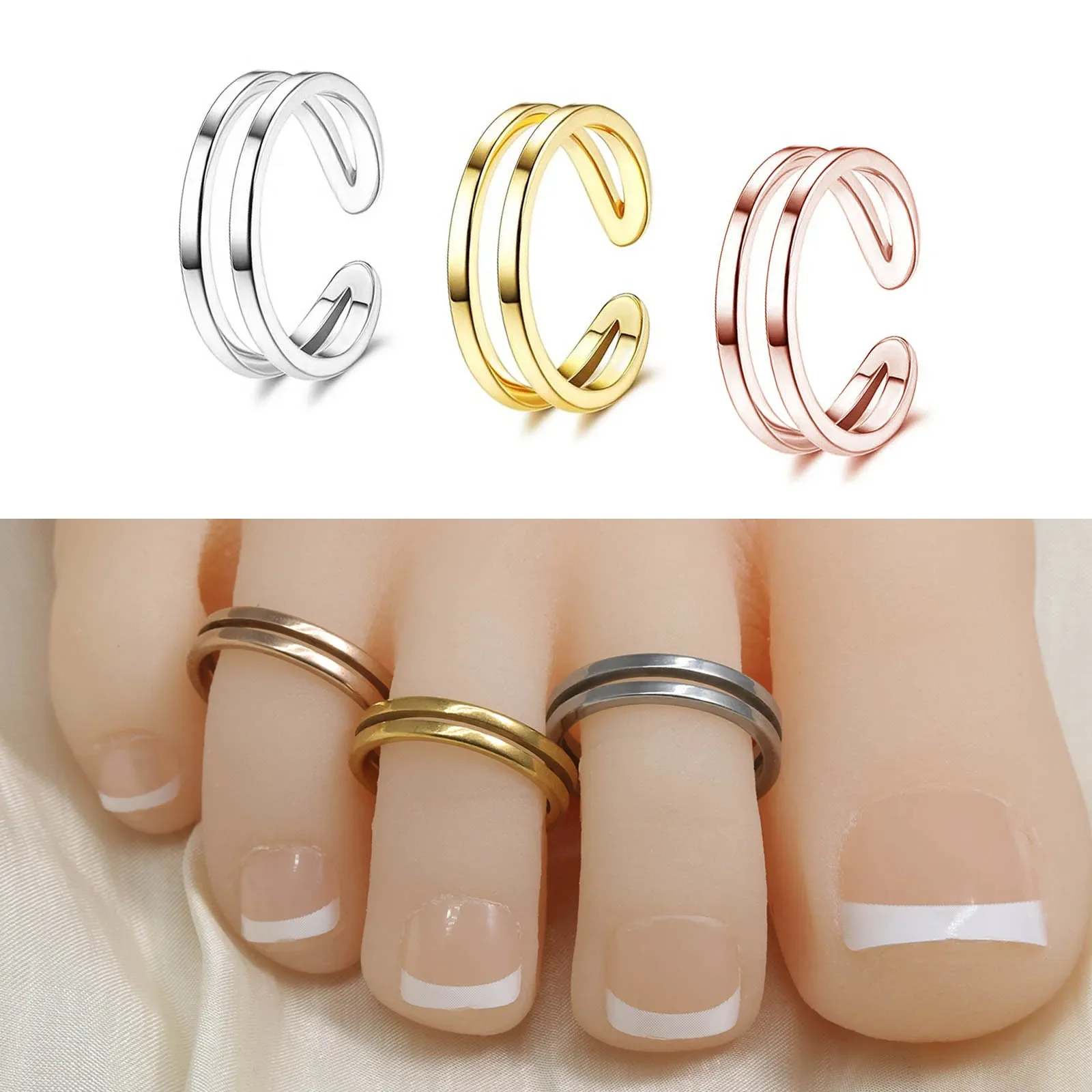 Body Jewelry Hypoallergenic - 1 szt./3 szt. Lotus Hollow korona