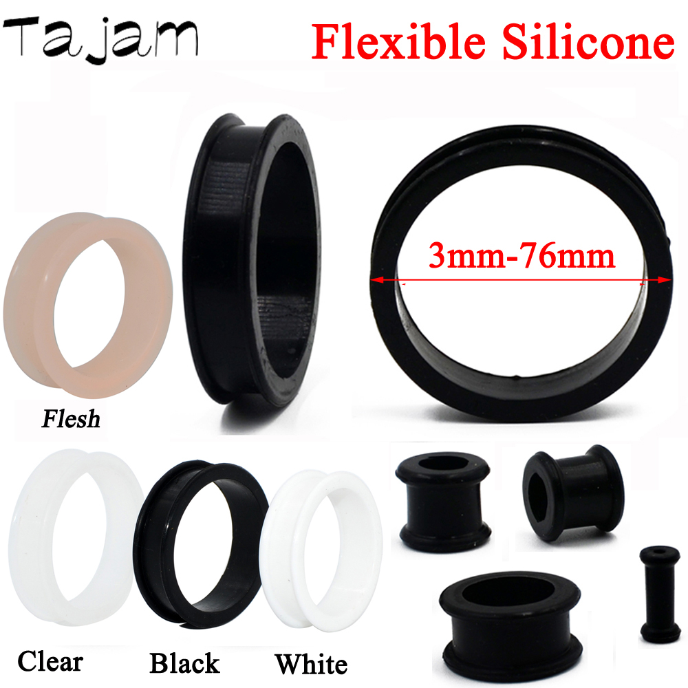 Body Jewelry Ear Plugs - 1 para 3mm-76mm duży rozmiar pusty