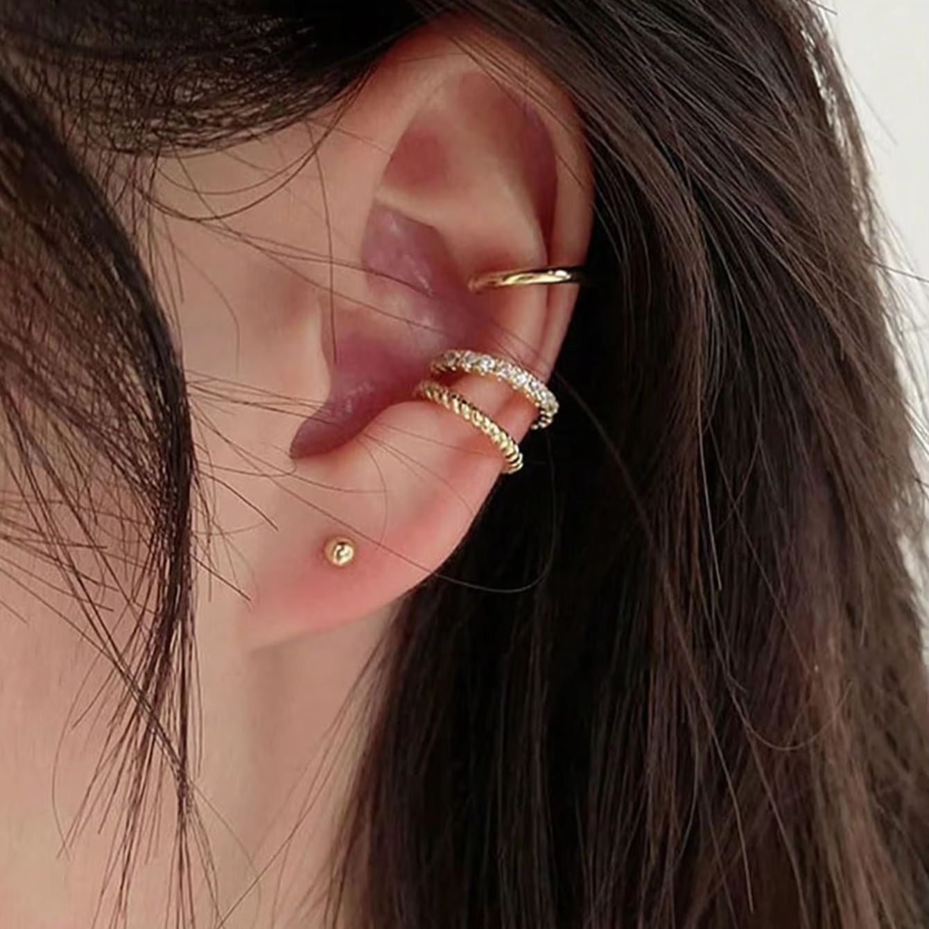 3 szt. kolczyków nauszników dl – Body Jewelry Hypoallergenic recenzja i cena
