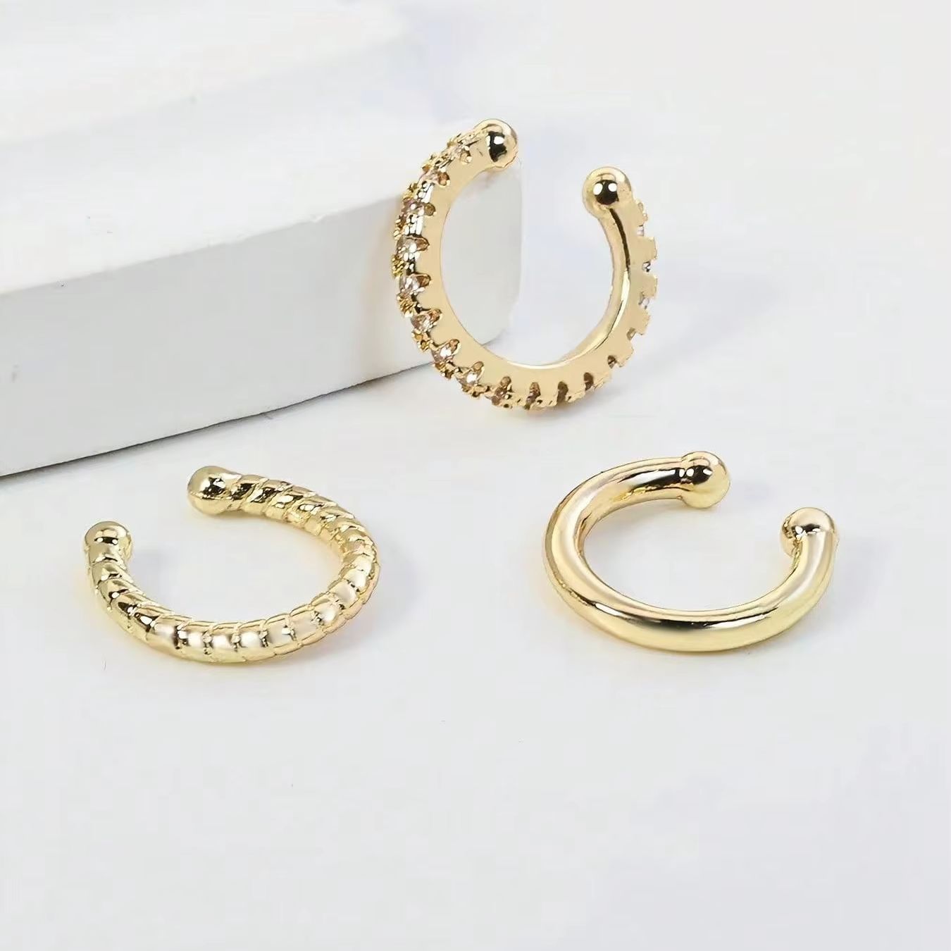 3 szt. kolczyków nauszników dl – Body Jewelry Hypoallergenic recenzja i cena