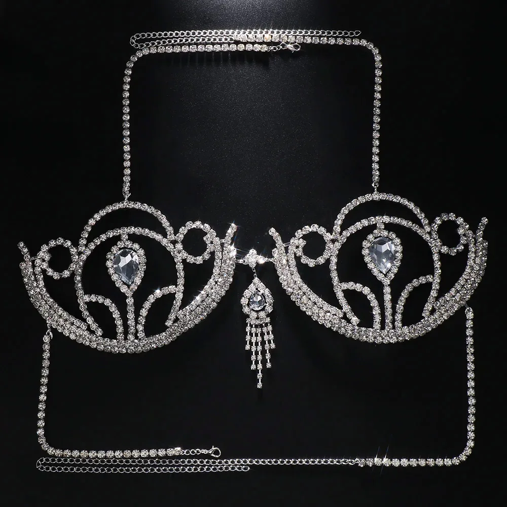 Luksusowa biustonosz Bikini z  – Body Jewelry Harness recenzja i cena