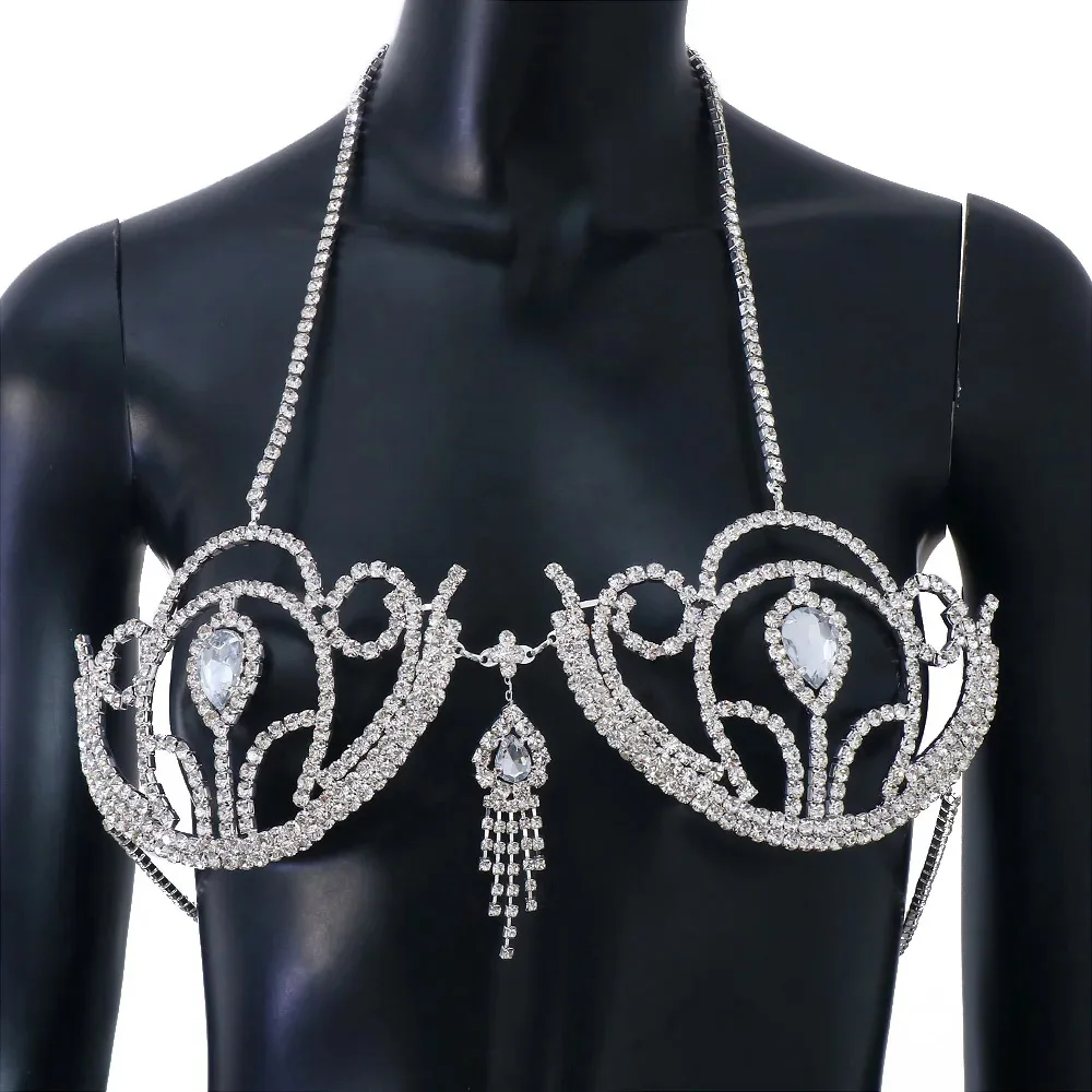 Luksusowa biustonosz Bikini z  – Body Jewelry Harness recenzja i cena