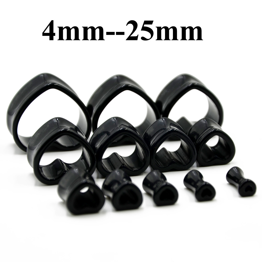 Akrylowa miłość czarny biały w – Body Jewelry Ear Plugs recenzja i cena