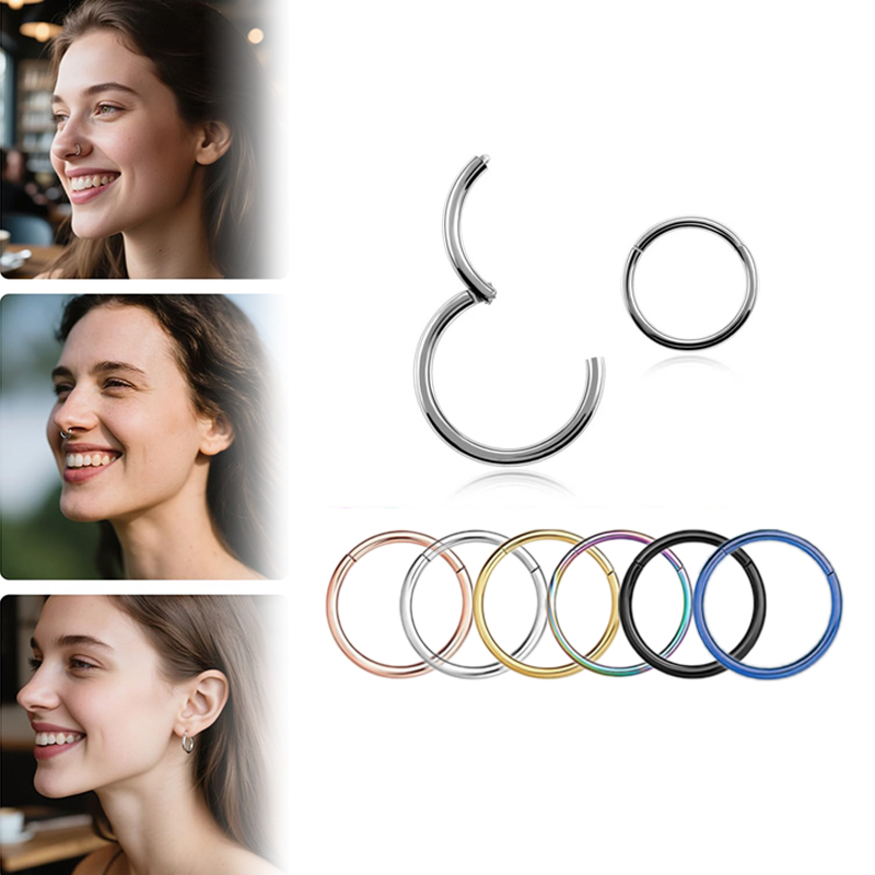 Kolczyk typu clicker ze stali  – Body Jewelry Septum recenzja i cena