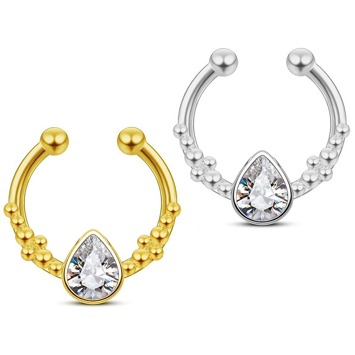 Pierścień do septum ze stali n – Body Jewelry Septum recenzja i cena