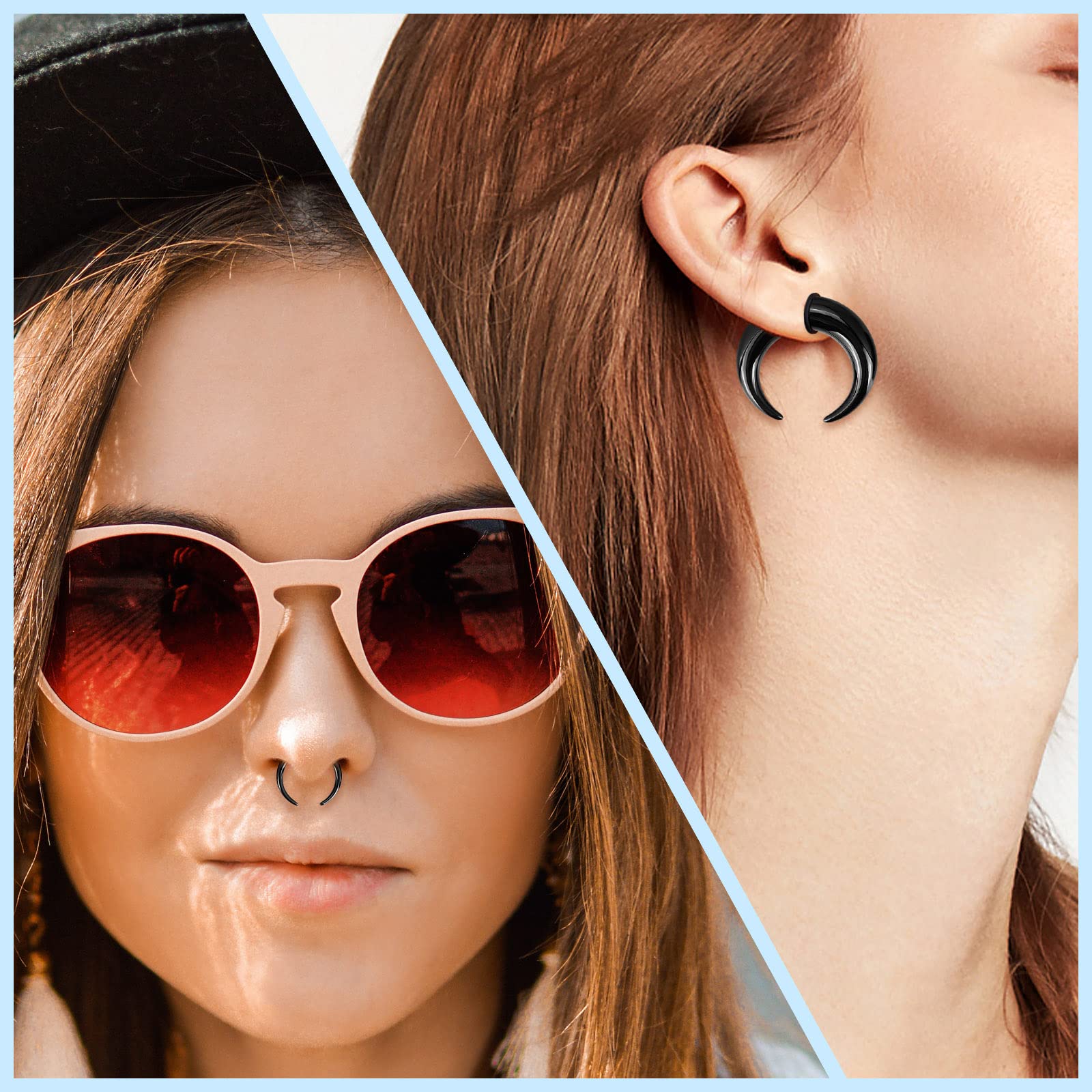 18 sztuk akrylowe przegrody Pi – Body Jewelry Ear Plugs recenzja i cena