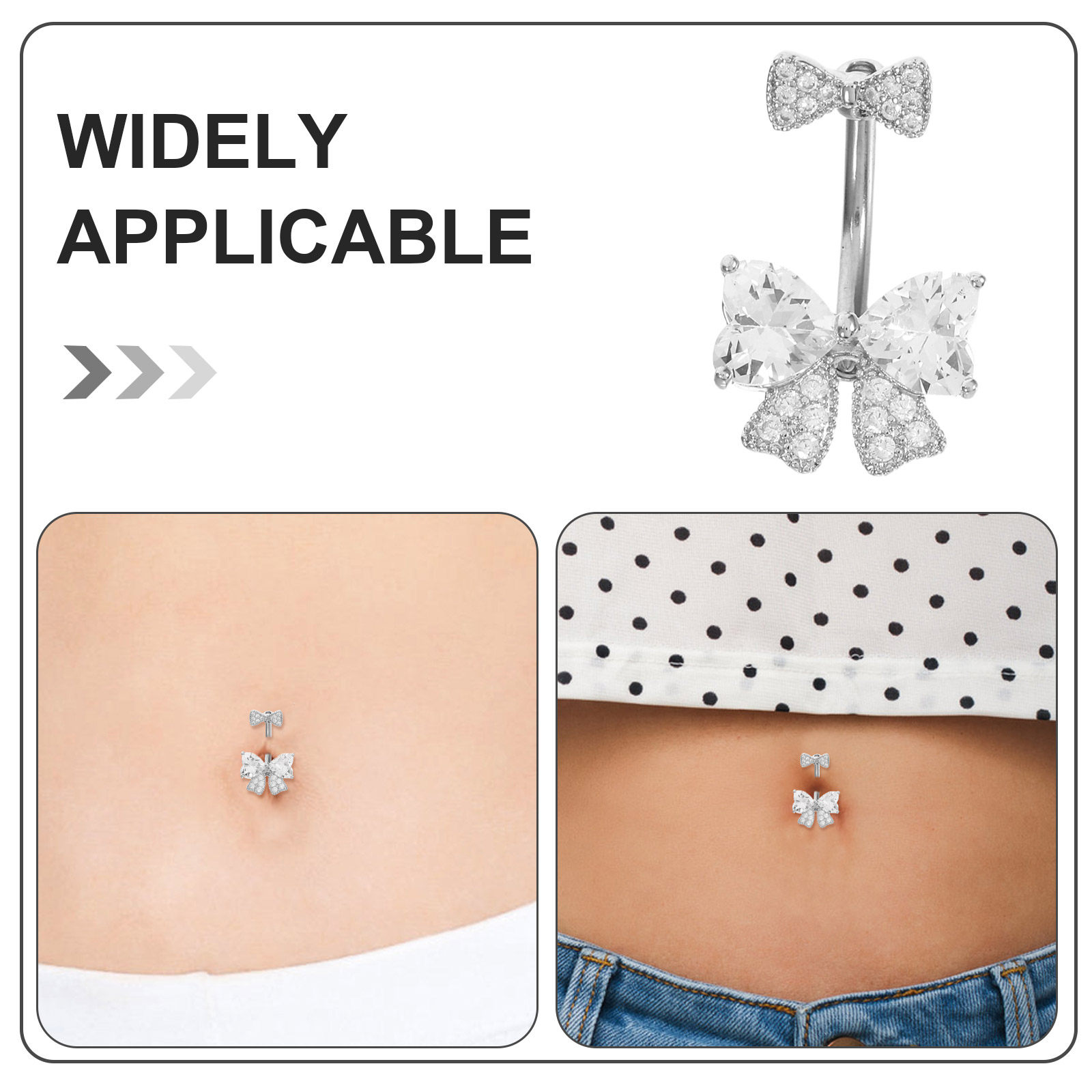 Kolczyki do pępka ze stali nie – Body Jewelry For Sensitive Skin recenzja i cena