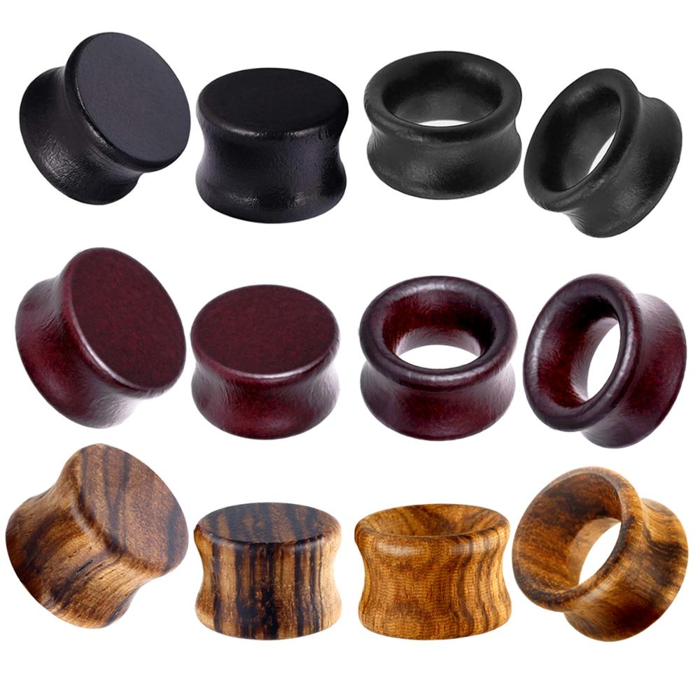 JUNLOWPY 2g 0g 00g Wood Flesh  – Body Jewelry Ear Plugs recenzja i cena