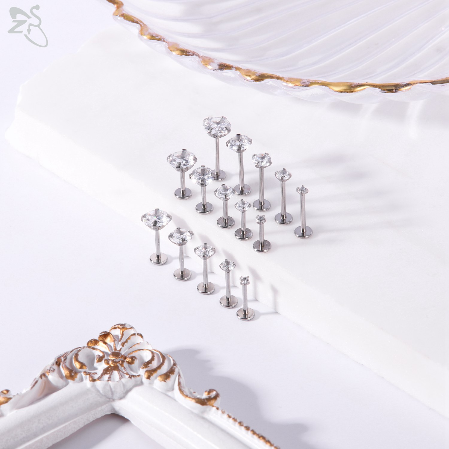 AOEDEJ 10 sztuk/partia złoty k – Zs Body Jewelry recenzja i cena