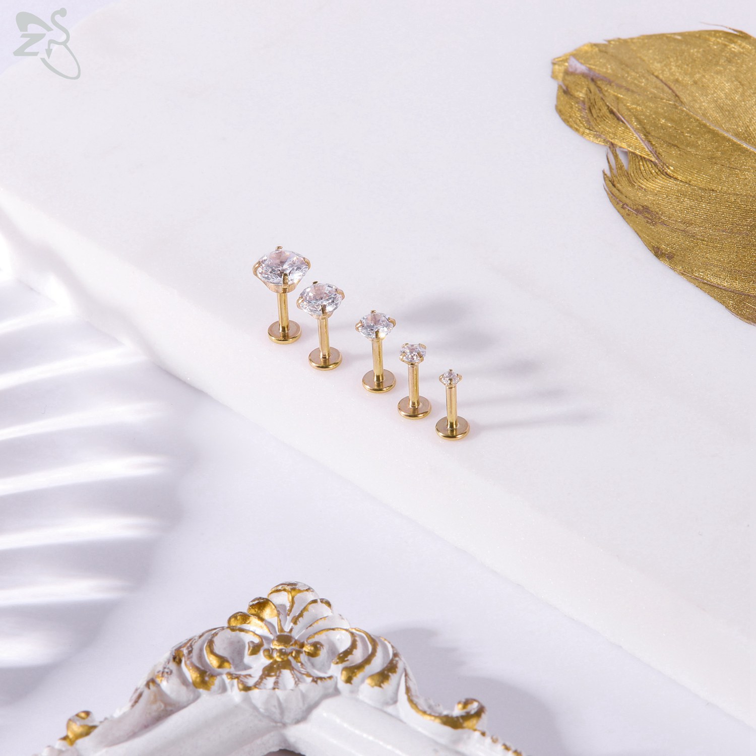AOEDEJ 10 sztuk/partia złoty k – Zs Body Jewelry recenzja i cena