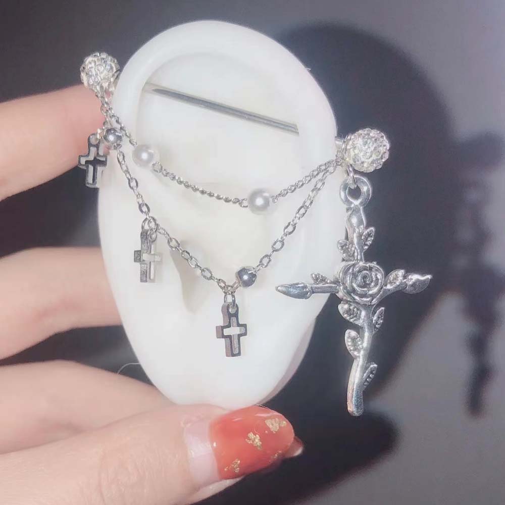 1PC Przemysłowe rusztowanie sz – Body Jewelry Ear Plugs recenzja i cena