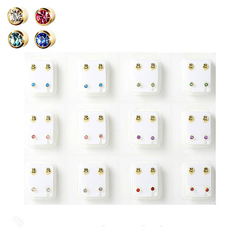 12 par kryształowych medycznyc – Body Jewelry Surgical Steel recenzja i cena