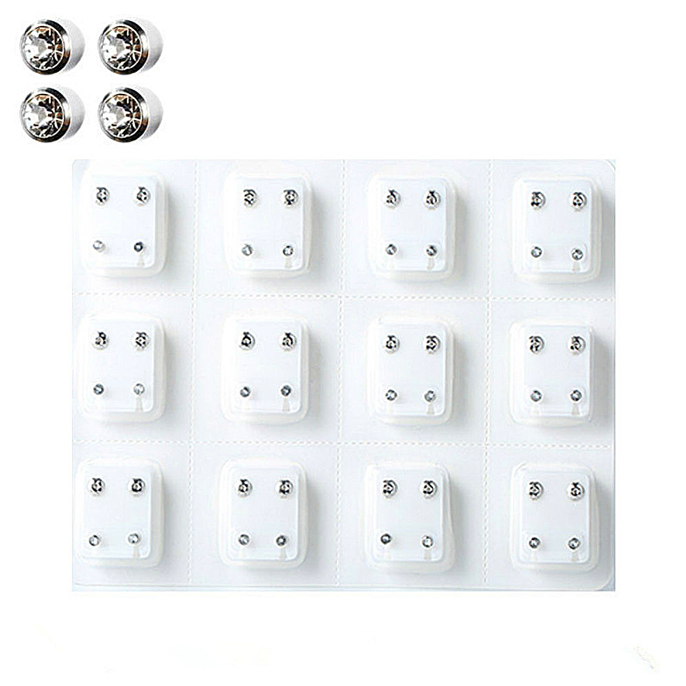 12 par kryształowych medycznyc – Body Jewelry Surgical Steel recenzja i cena
