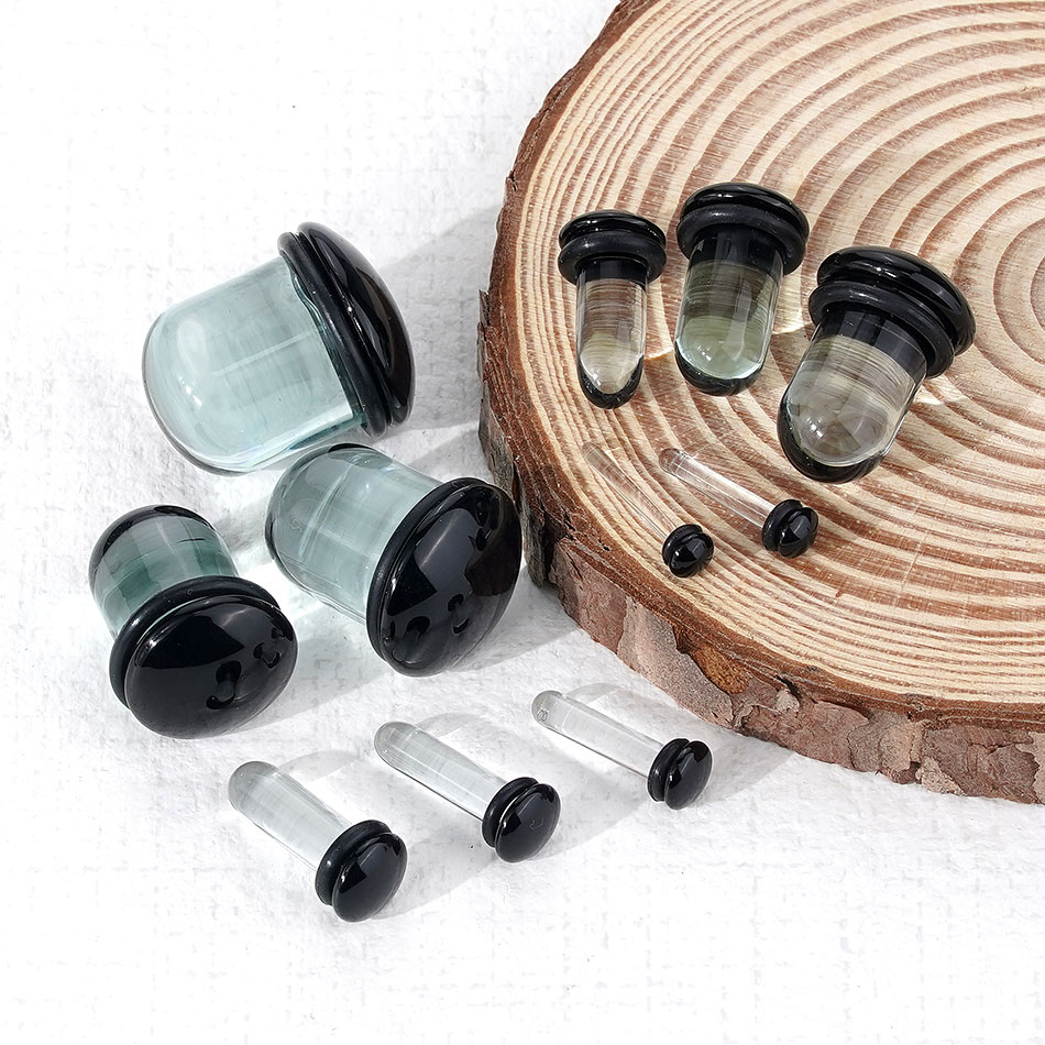 2 szt. Szklane Rozpychacze do  – Body Jewelry Ear Plugs recenzja i cena
