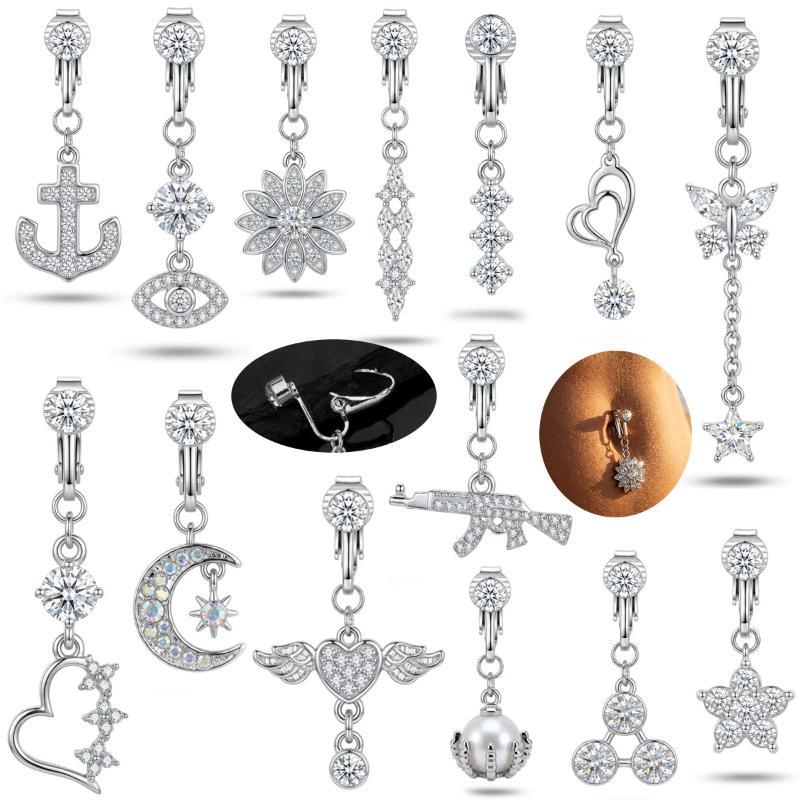 1 szt. Modny kolczyk do pępka  – Body Jewelry Surgical Steel recenzja i cena