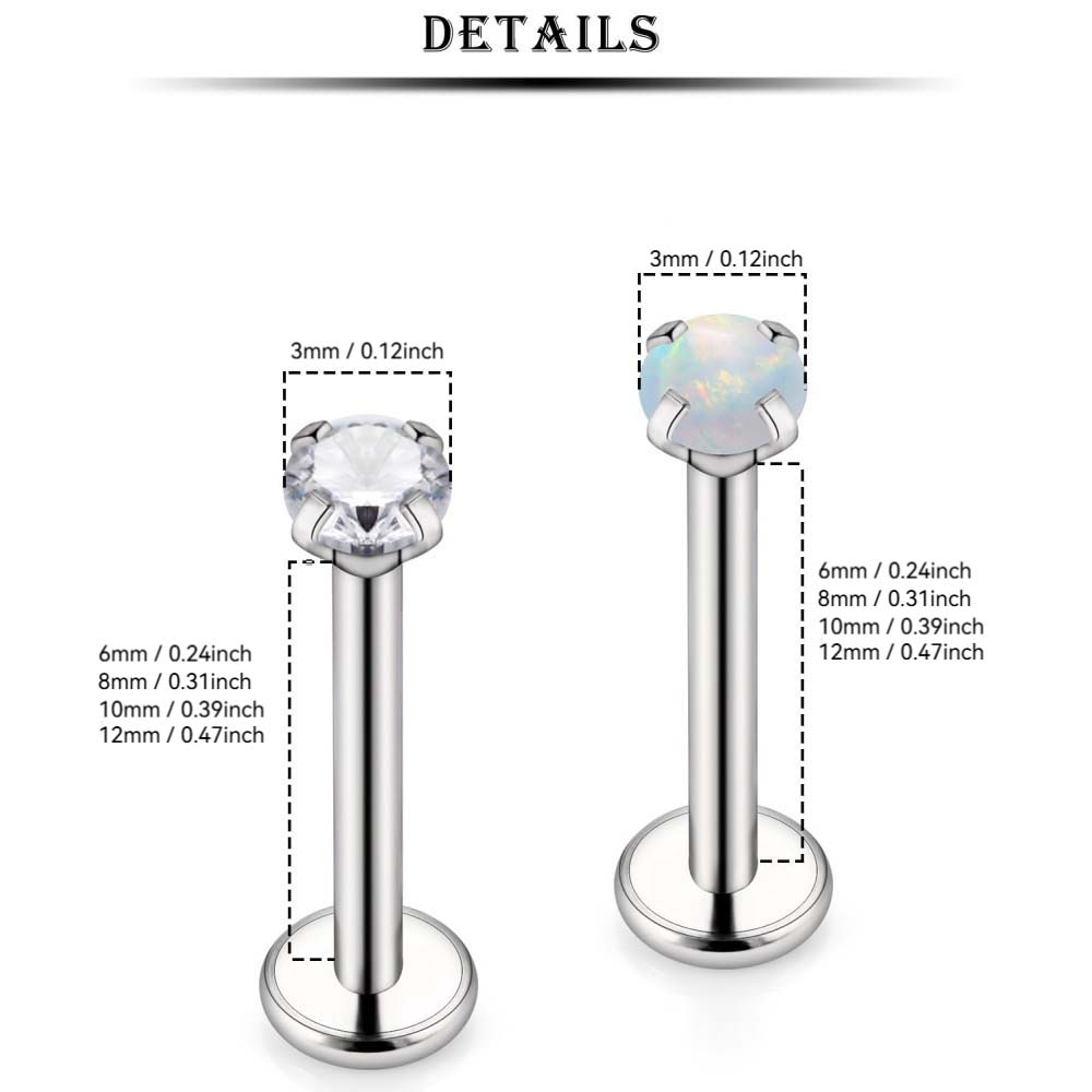 16G pierścienie nosa ze stali  – Body Jewelry For Sensitive Skin recenzja i cena