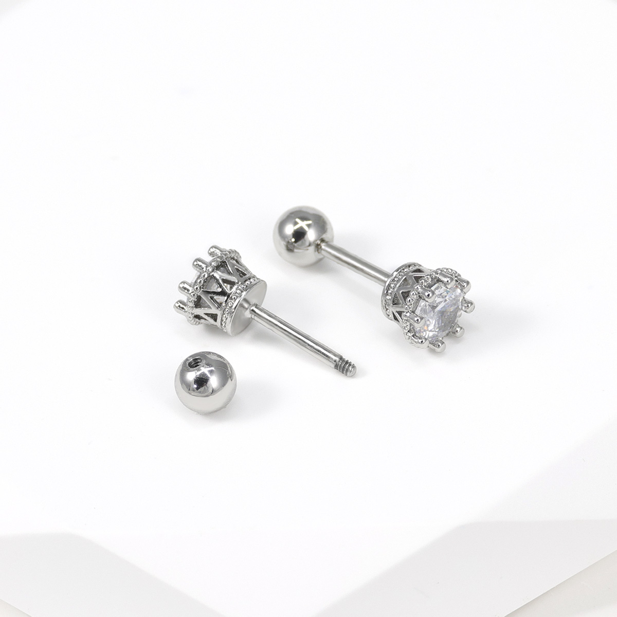 2 szt. Kolczyki na chrząstkę s – Body Jewelry Surgical Steel recenzja i cena