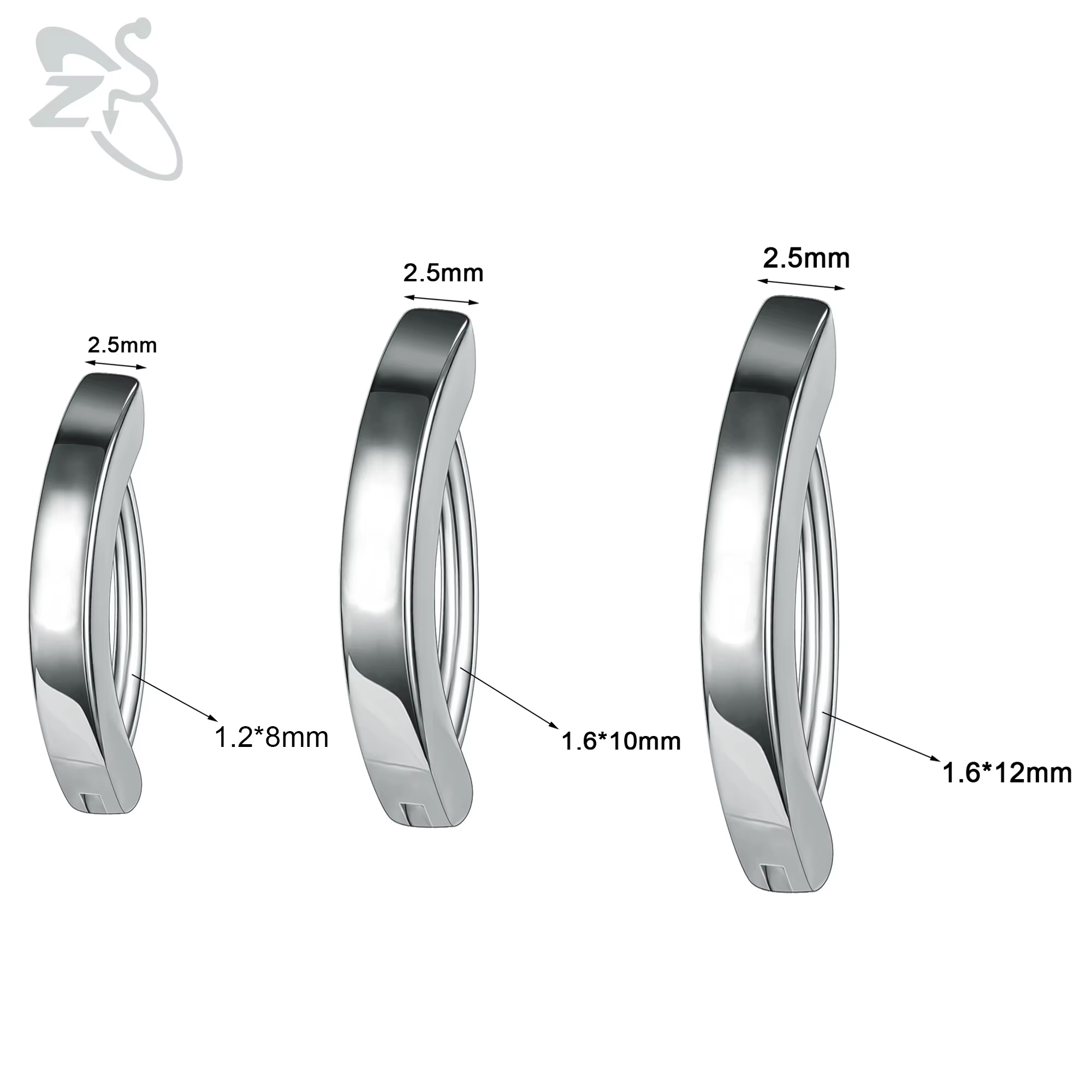 ZS 1 szt. 14G/16G Kolczyk do p – Zs Body Jewelry recenzja i cena