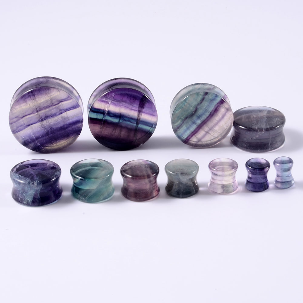 2 SZTUK Kamień naturalny Podwó – Body Jewelry Ear Plugs recenzja i cena