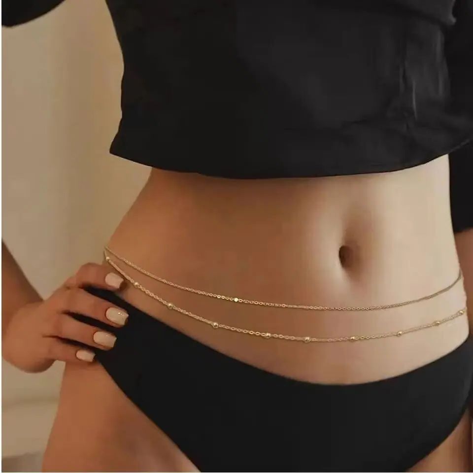 HipHop Podwójne Łańcuszki na B – Body Jewelry In Bulk recenzja i cena