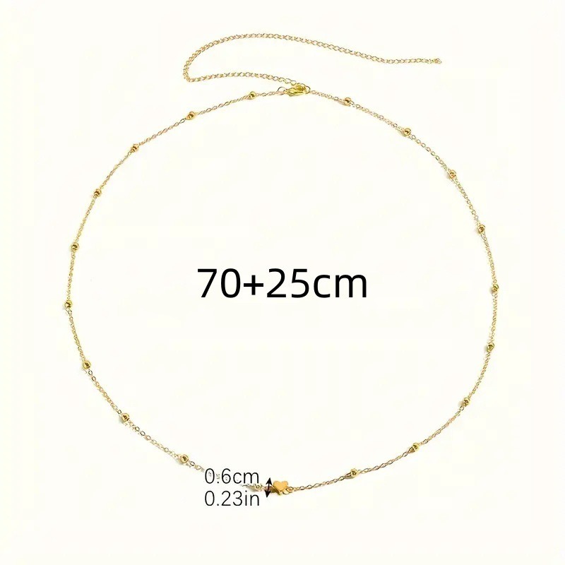 Delikatny złoty łańcuszek na t – Body Jewelry In Bulk recenzja i cena