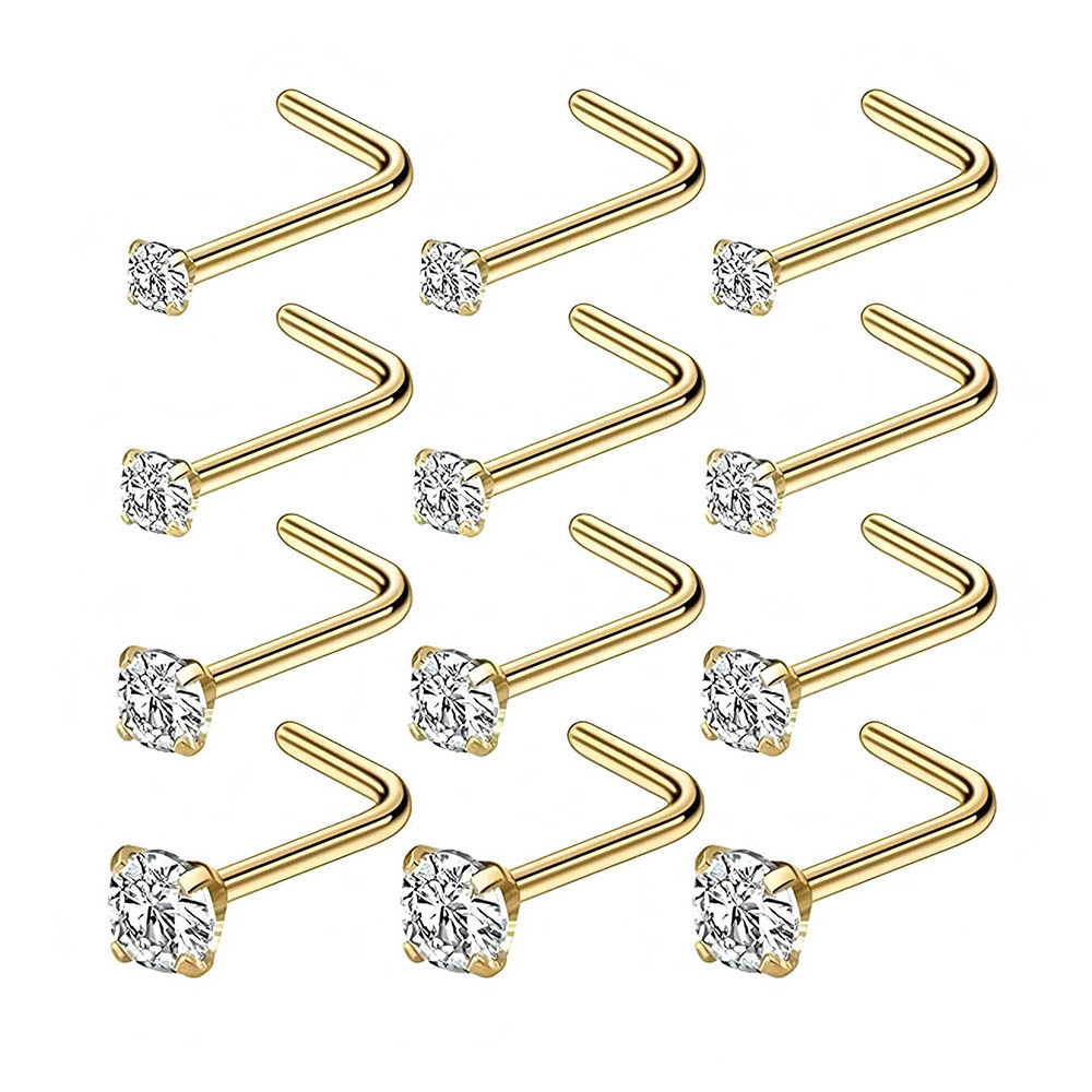 12-częściowy pełny zestaw hipo – Body Jewelry Hypoallergenic recenzja i cena
